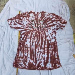 American Apparel Tops - Tie dye t-shirt with Auntie Mame quote American Apparel Tops - Tie dye t-shirt with Auntie Mame quote